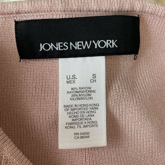 Jones New York Women's Tank Top Sweater Size Small Sleeveless Knit Crew Neck - Picture 6 of 8